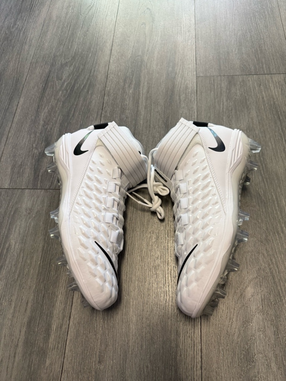 Nike Force Savage Pro 2 Mens Football Cleats White Black AH4000-100 New